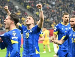 Pemain Timnas Italia Rayakan Kemenangan Bosnia-Herzegovina di Final Playoff Piala Dunia