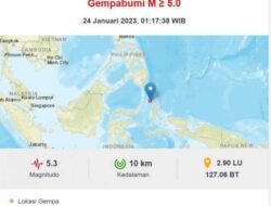 Respons Cepat Kepolisian Pasca Gempa M 7,6 di Sulawesi Utara